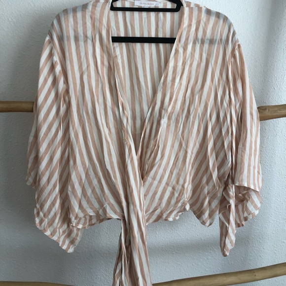 Olivaceous wrap top - Picture 3 of 5